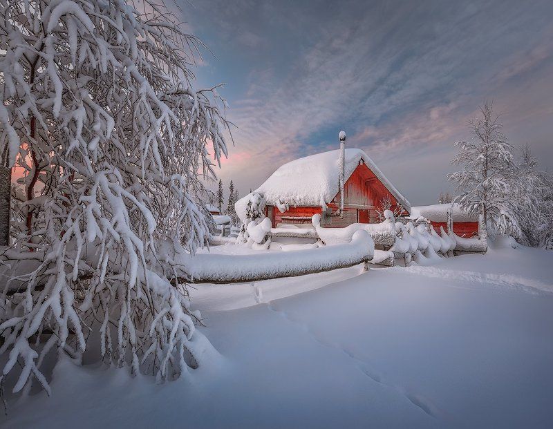 Кольский полуостров Мурманская область зима Russian North. фото превью