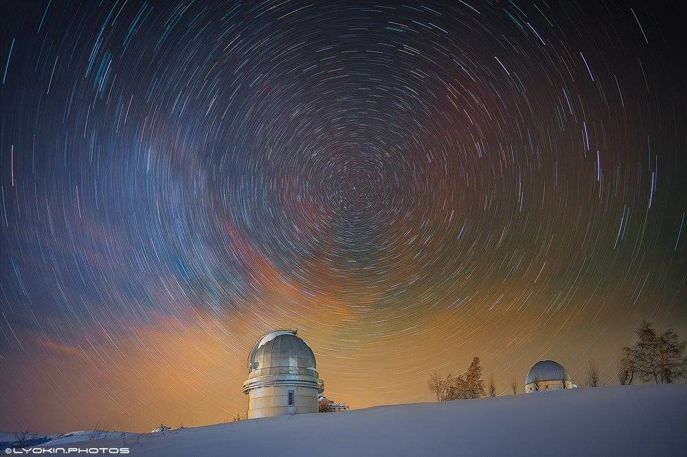 Азербайджан, Звезды, Небо, Обсерватория, Треки, Lyokin