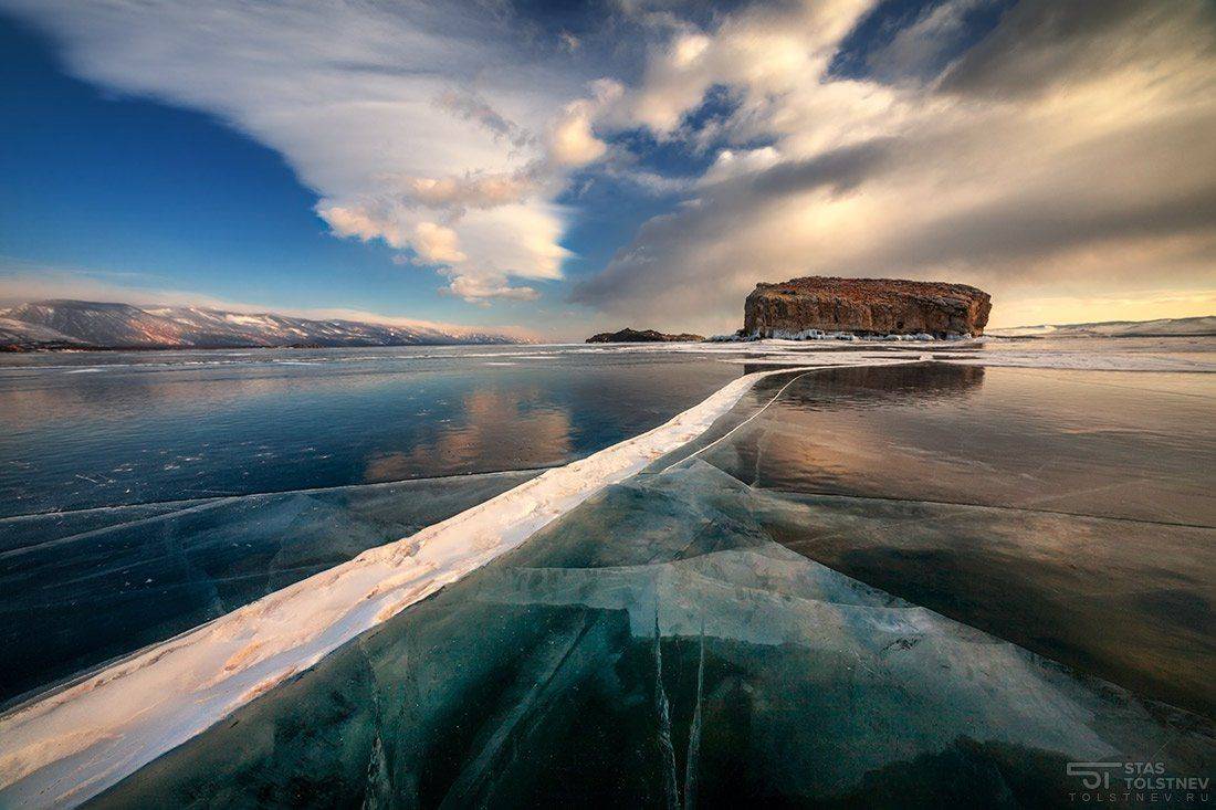 байкал, лед, малое море, Станислав Толстнев