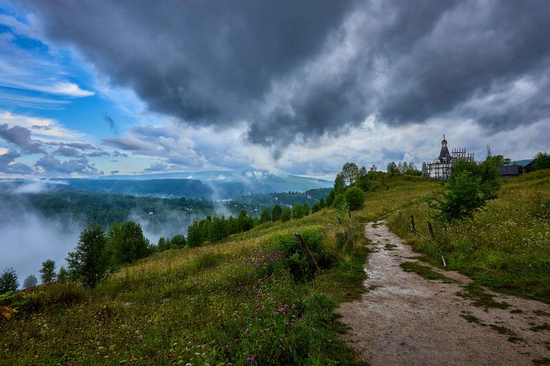 окрестности поселка усьва, река косьва, пермский край *** фото превью