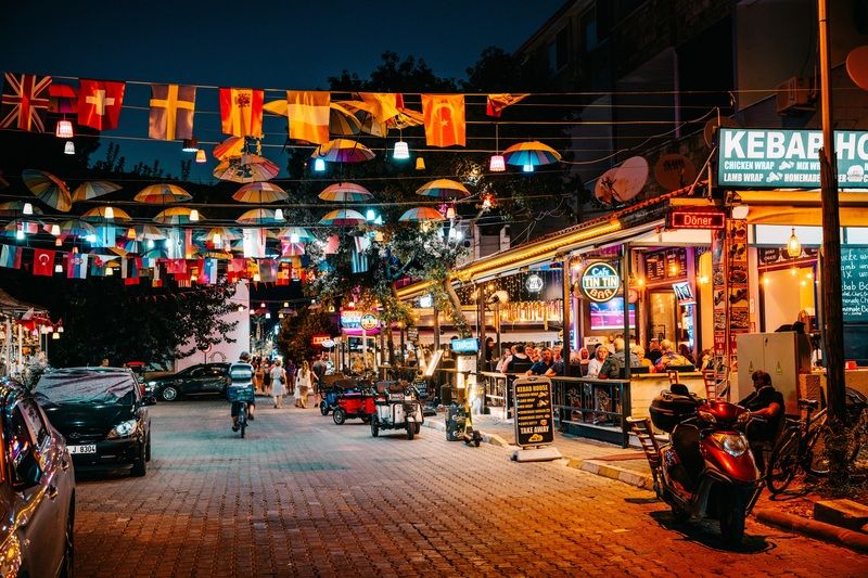 стрит город мармарис ичмелер турция Ичмелер фото превью