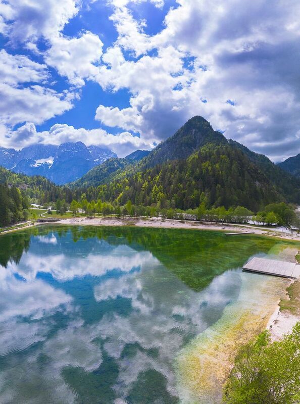 озеро, озеро ясна, альпы, юлийские альпы, словения, alps, slovenia, jasna, lake, lake jasna Горное озеро фото превью
