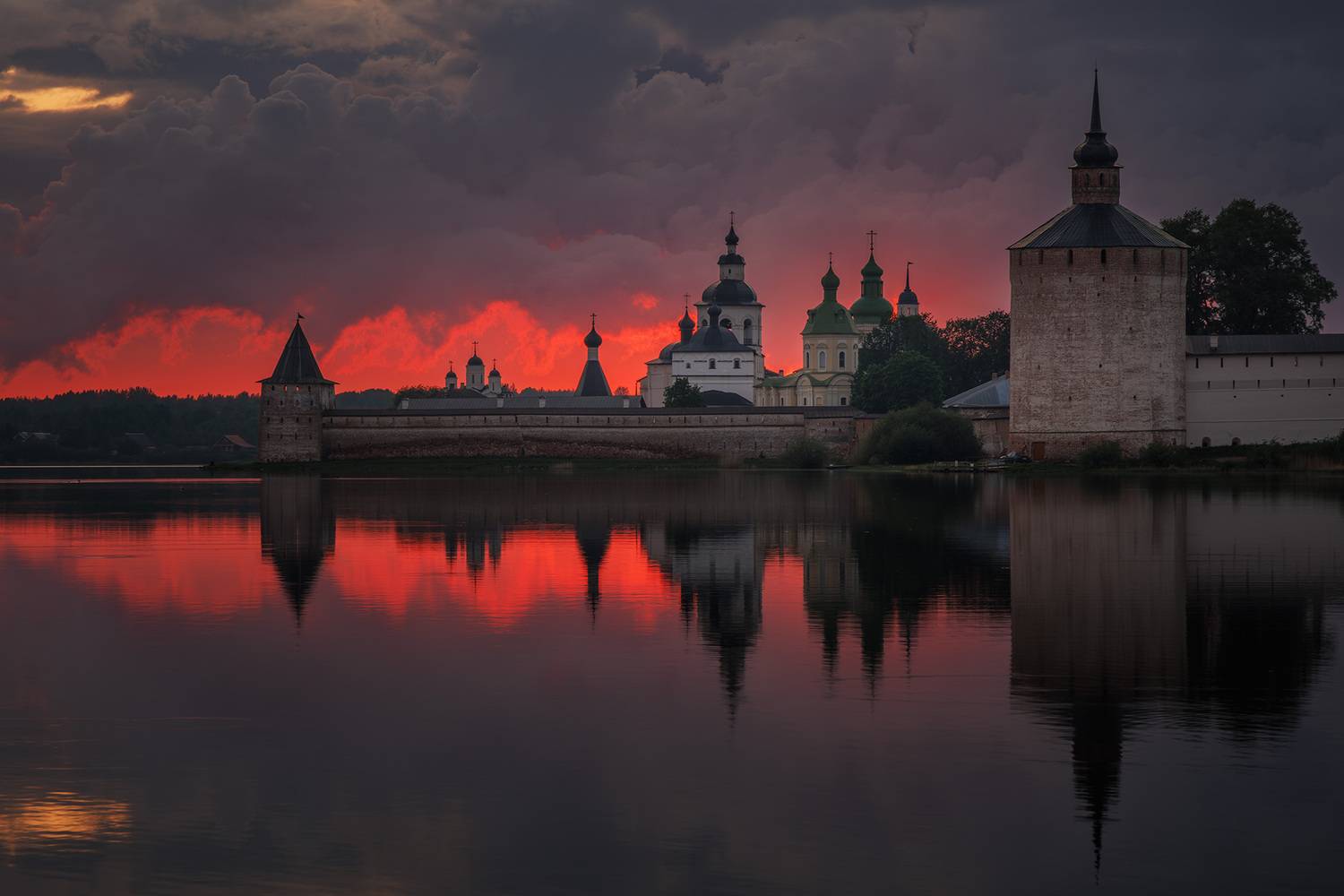 кирилло-белозерский монастырь, закат, Морозов Сергей