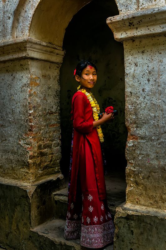 Девушка с розой фото превью