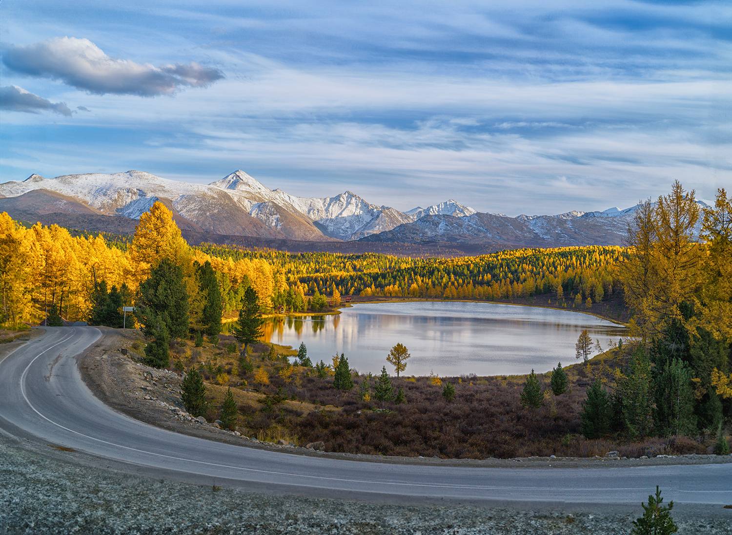Россия, Алтай, природа, пейзаж, Озеро Киделю, Лариса Дука