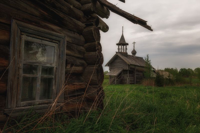 рыжково, часовня, север, деревянная церковь, архангельская область Деревянные церкви Руси фото превью