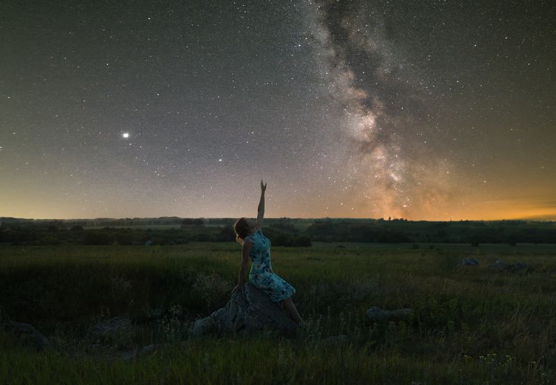 astrophoto, milky way, night, ночь, млечный путь, пейзаж И достать рукой до звёзд... фото превью