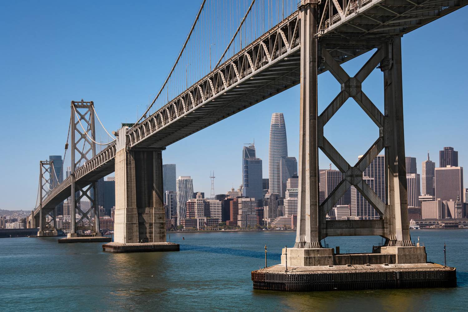 Bridge, Water, City, Suspension bridge, Cable-stayed bridge, Architecture, Metropolitan area, Landmark, Bridge&ndash;tunnel, bay bridge, cityscape, Andrey Shpek