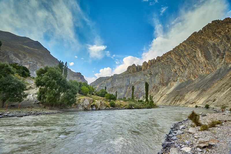 Памирская идиллия.Утро.Бартанг.Рушан.Таджикистан фото превью