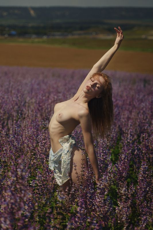 девушка, модель, ню  фото превью