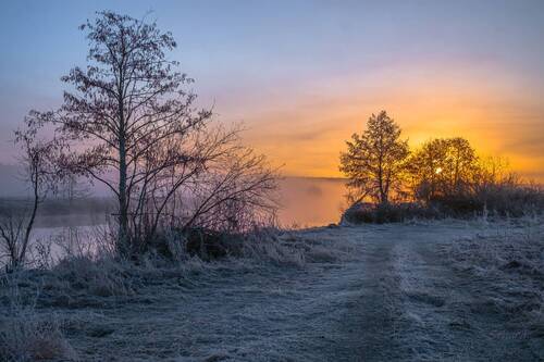 Утренние заморозки.
