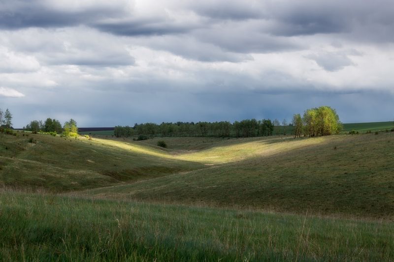 природа, Тульская область, пейзаж, пейзажная фотография, просторы Солнечный мост. фото превью