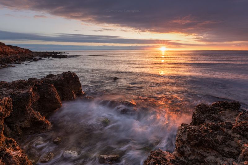 крым, севастополь, море, закат, пейзаж, морской пейзаж, город Магия севастопольского заката фото превью