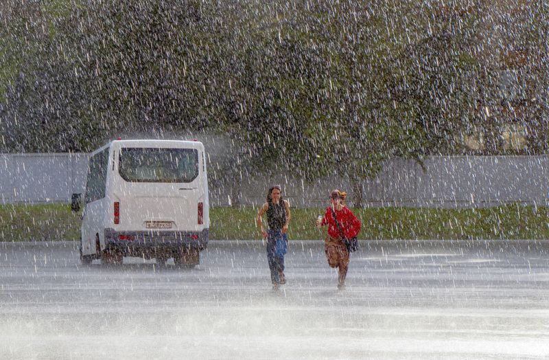 Дождь, лето, Киров Летний дождь фото превью
