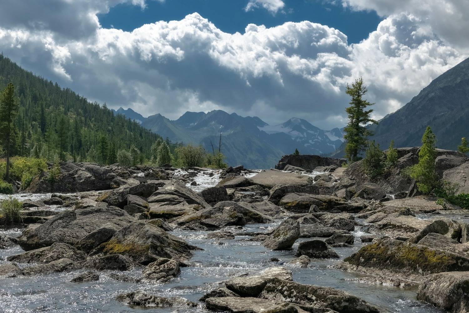 Алтай, шумы, мультинские озера, Фомина Марина