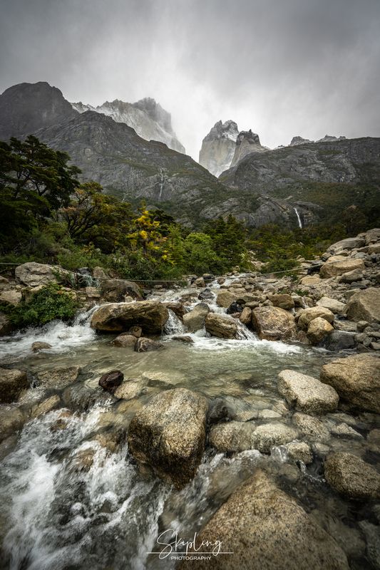 патагония Переправа в дождливый день фото превью