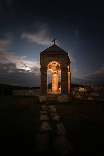 Moonlit Bell Tower