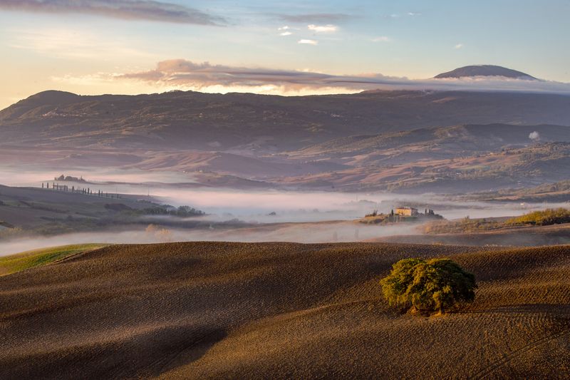 Тоскана. Неподалёку от Пьенцы фото превью