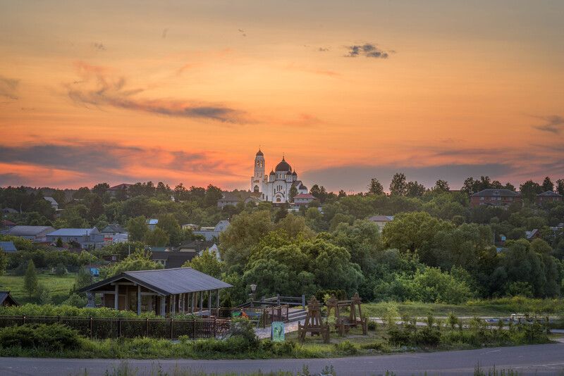 На закате в Боровске... фото превью