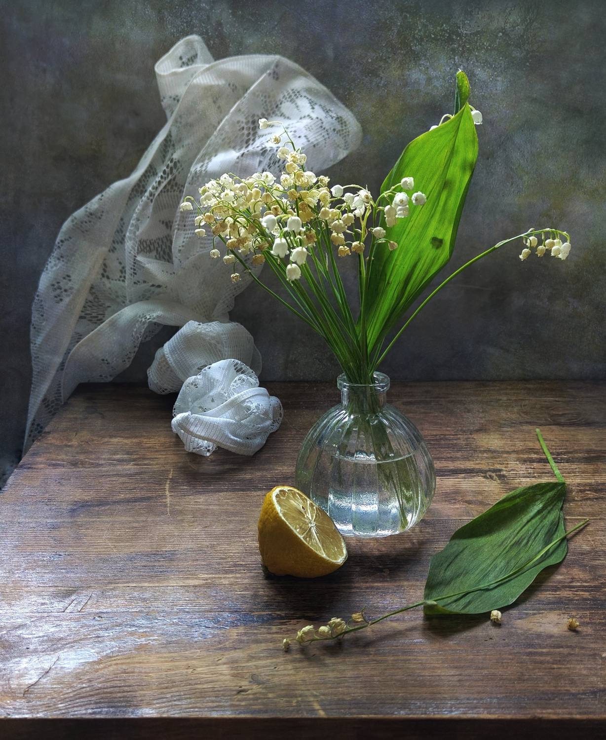 ландыши, ваза, Ирина Курмалеева