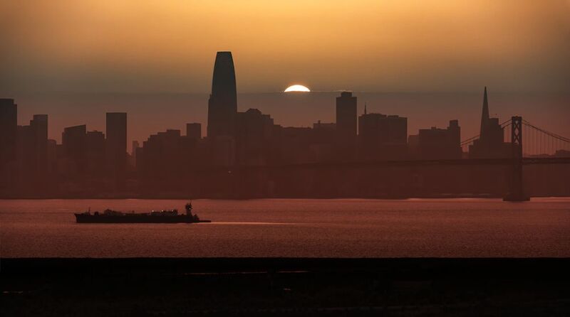 Silhouette of San Francisco фото превью