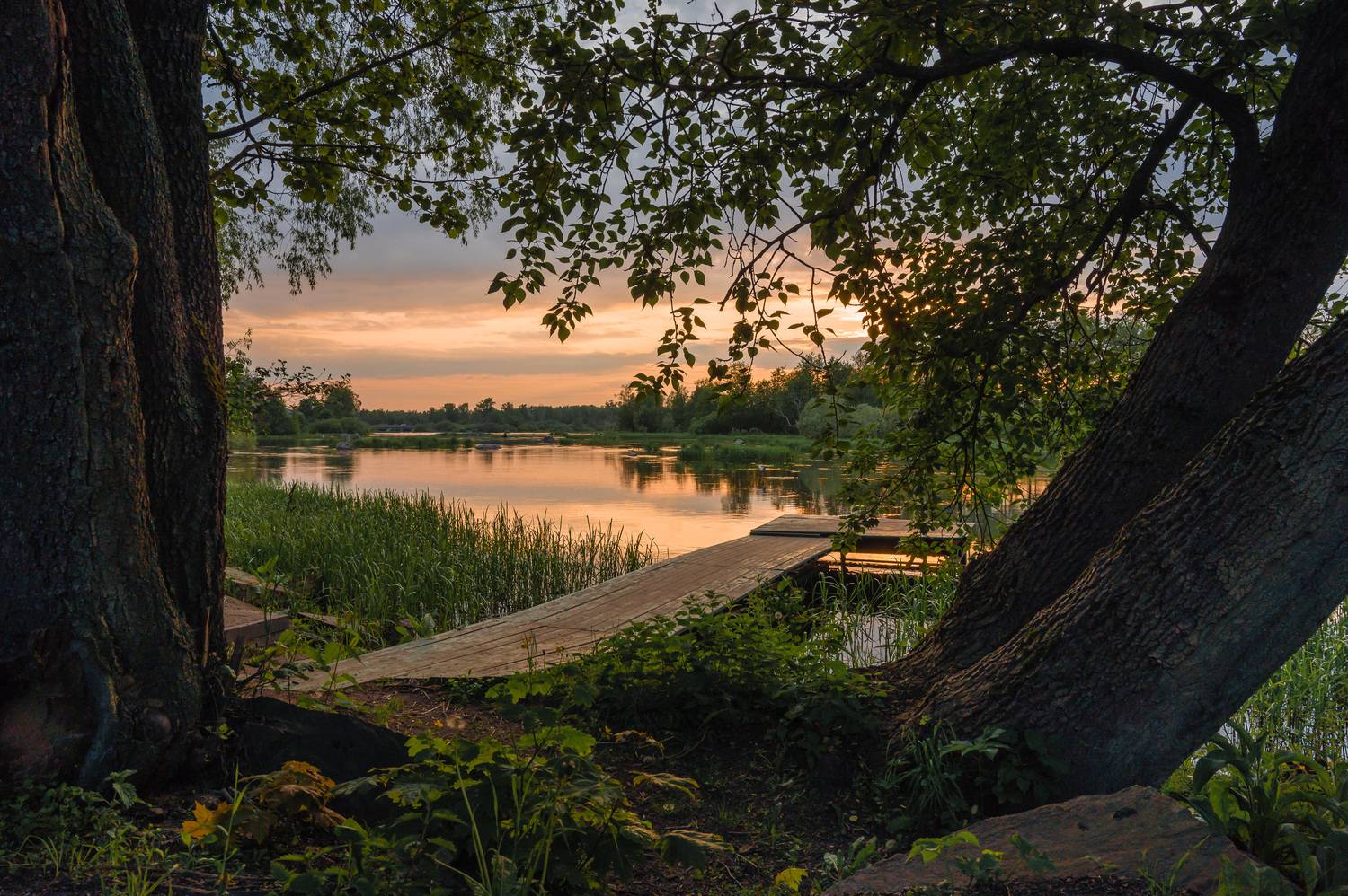 закат, река вуокса, приозерск, Бабурин Олег