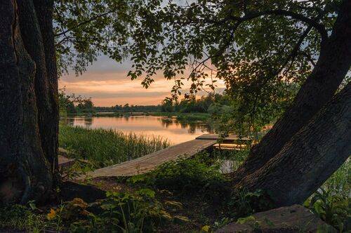 Вечер на Вуоксе.