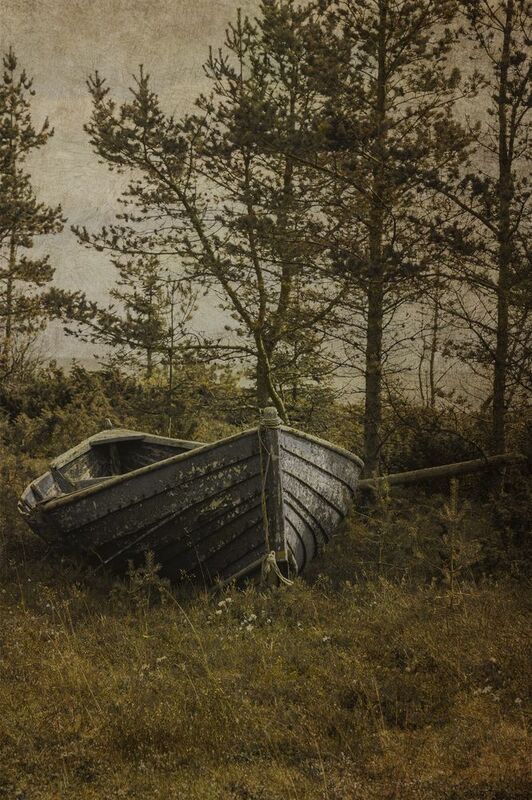 Север поморье Лодка на берегу фото превью