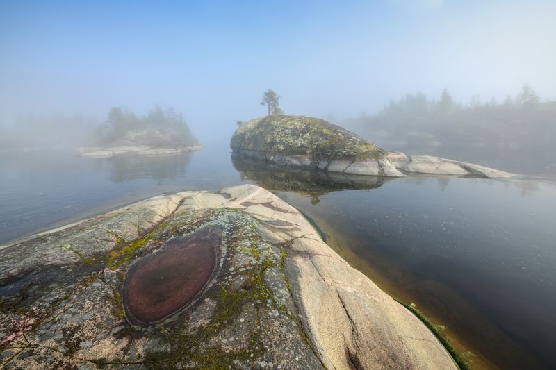 Ладога Искупаемся в тумане?... фото превью