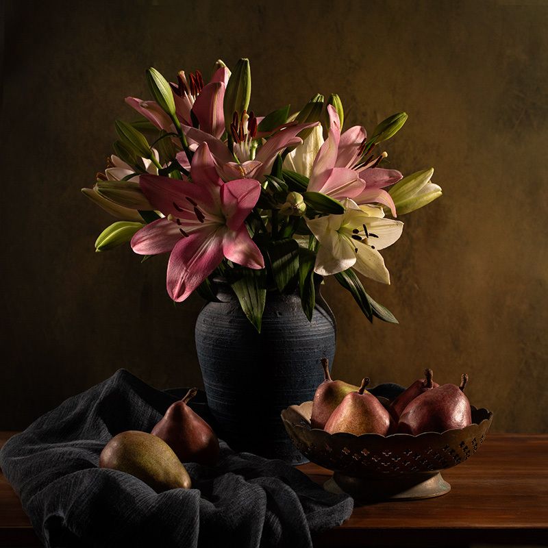 С  лилиями фото превью