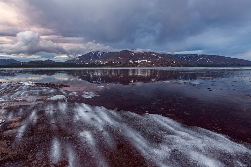 Июньский лёд на озере Момонтай фото превью
