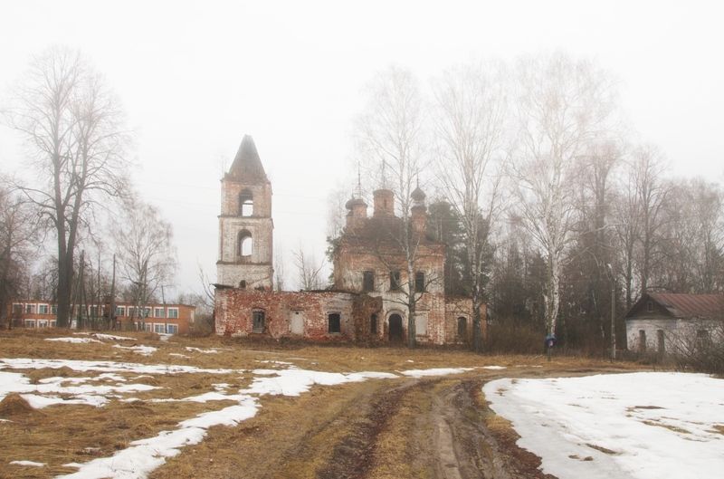 Сельский храм.... фото превью