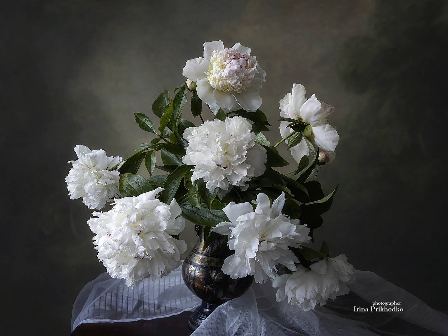 натюрморт, цветы, букеты, пионы, Приходько Ирина