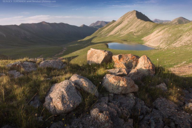 казахстан, кенсу, тянь-шань Озера Кенсу фото превью