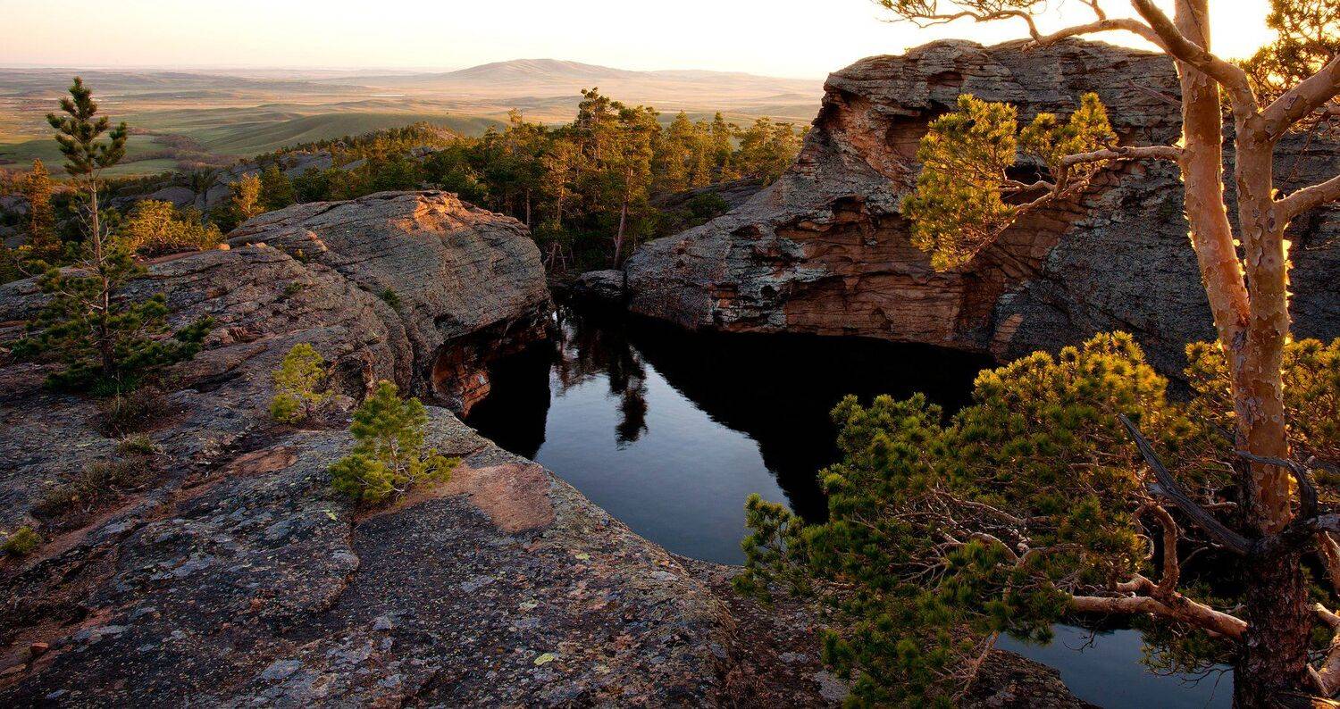пейзаж. Казахстан. озеро. горы. Каркаралинск., Дмитрий Ругис