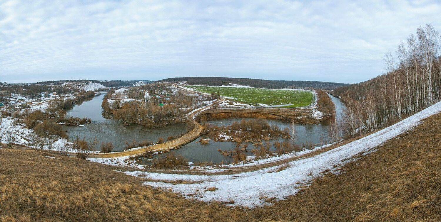 Весна, Панорамма, Пейзаж, Перекат, Река, Анатолий Зверев
