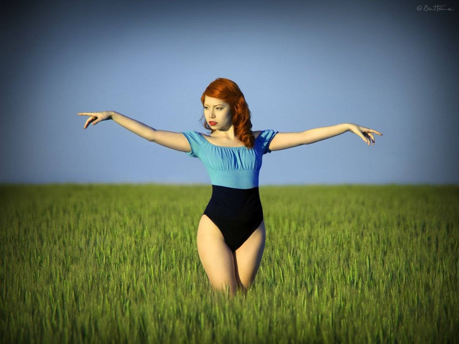 Carolinemadison, Landscape, Nature, Redhair, Redhead, Sexy, Woman, Caroline Madison