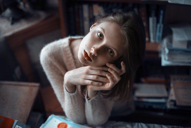 девушка, руки, портрет, красивая, глаза, sony alpha, portrait Анна фото превью