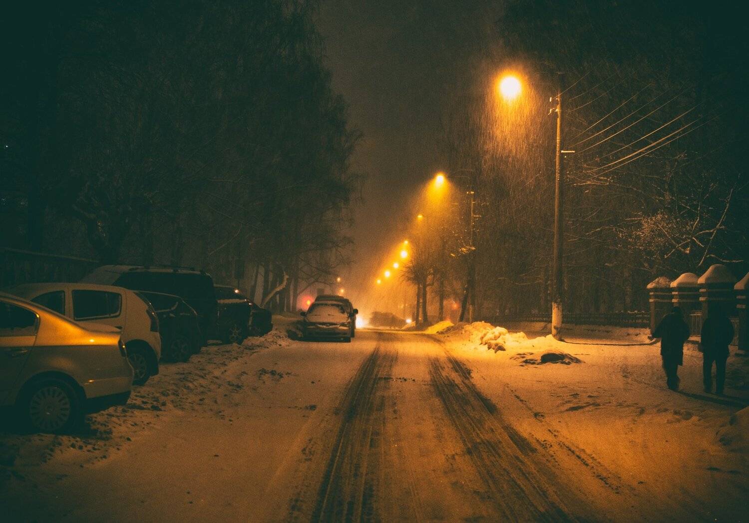 зима,улица,фонари,вечер, Карепанов Евгений