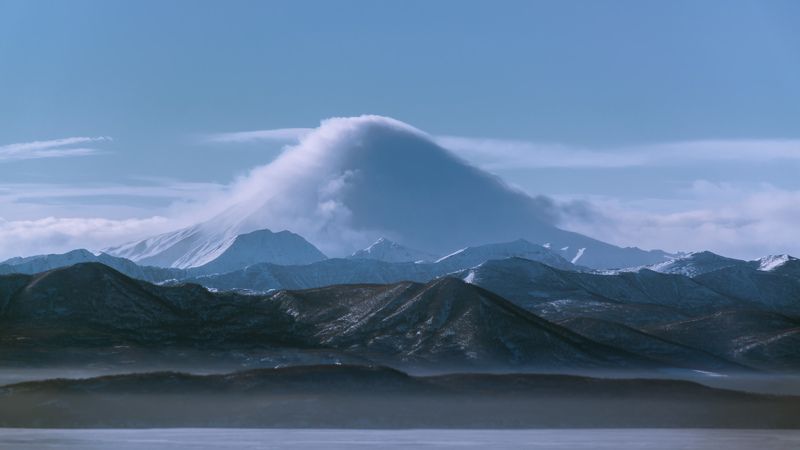 Вулкан, Камчатка, Петропавловск-камчатский, Путешествие Плюшевый вулкан фото превью