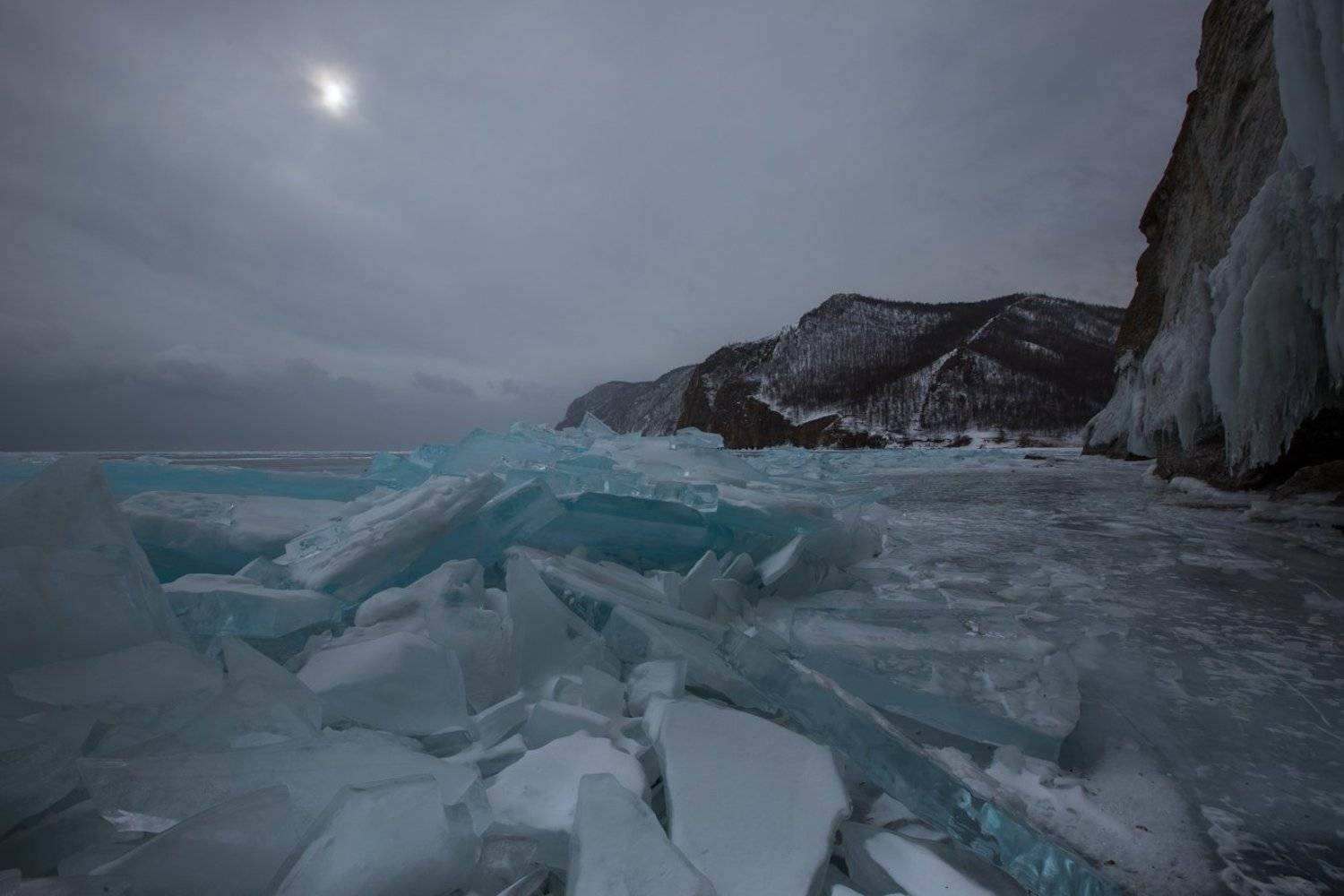 голубой лёд, торосы, байкал,ольхон, узуры, байкальский лёд, льдины, Ирина Назарова