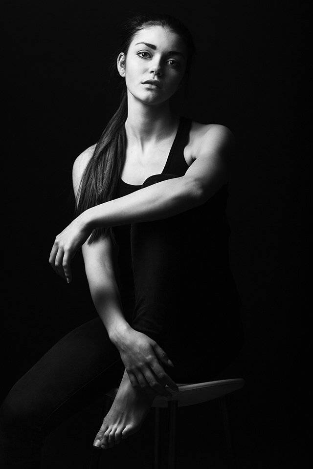 Art photo, Beautiful, Black, Black & white, Dance, Poland, Polishgirl, Hubert Kochański