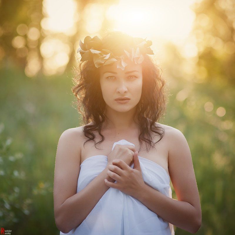 девушка, портрет, лето, солнце, пленэр, ростислав росицкий Sweet witch фото превью