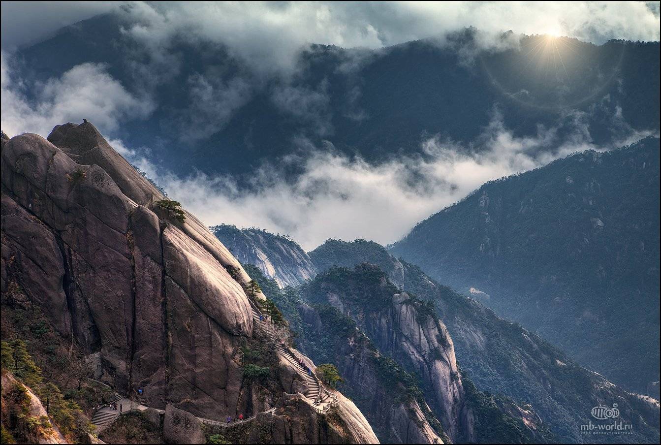 Китай, Хуаншань, горы, горные парки, Михаил Воробььев