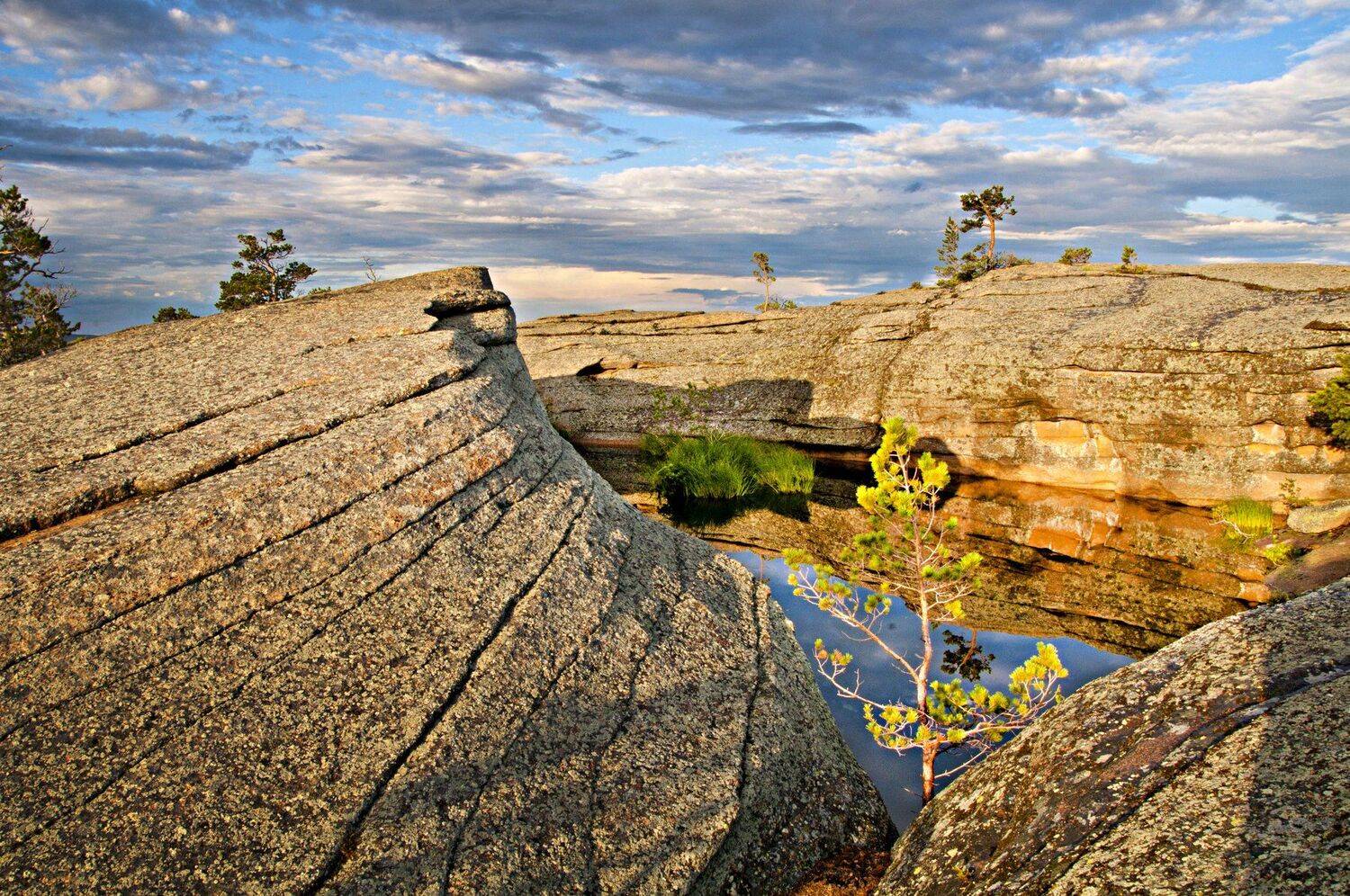 пейзаж. Казахстан. Каркаралинск. озеро. горы., Дмитрий Ругис