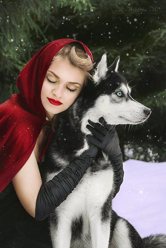 Красная шапочка, сказка, фентези Нежность фото превью