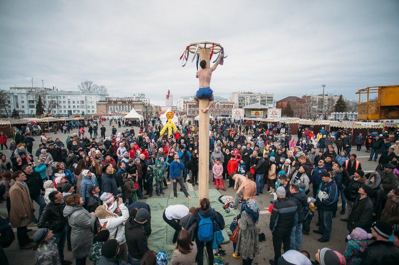 столб, масленица, весна, 2016 Про столб фото превью