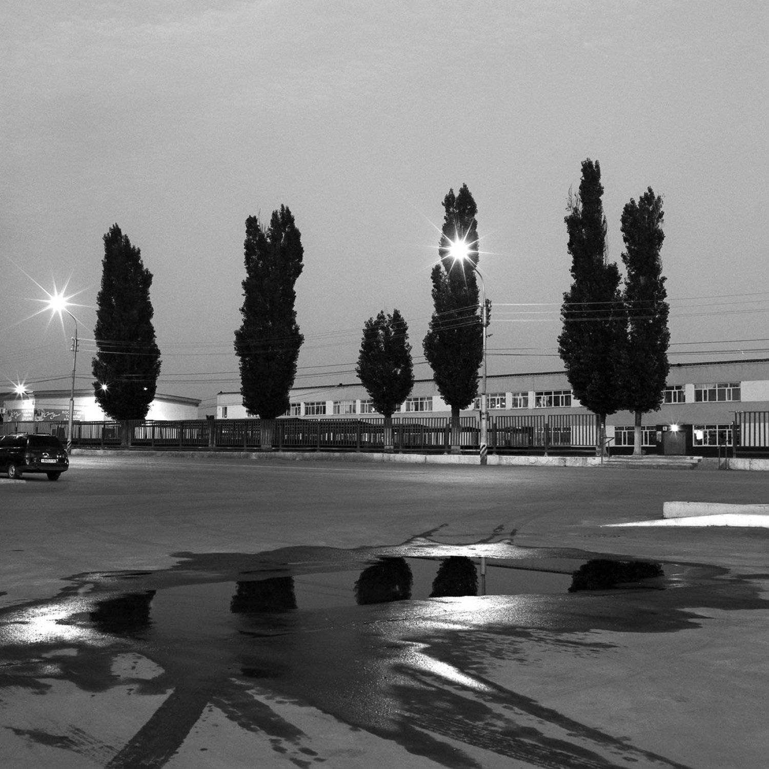 Городской пейзаж., Ночной пейзаж., Александр Резников