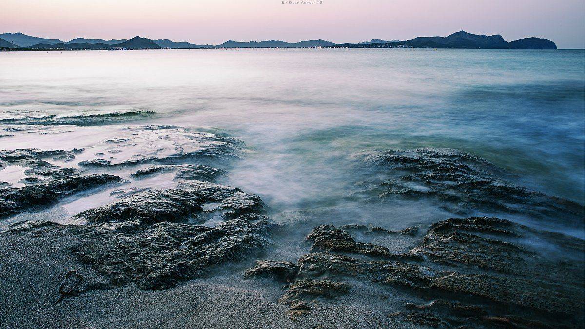 выдержка, длинная выдержка, море, Гвоздева Юлия