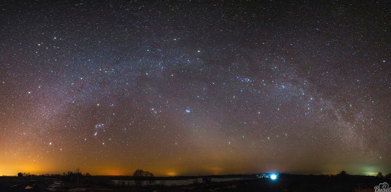 Milky way, Астрофото, Звезды, Космос, Млечный путь, Моршанск, Моршанский район, Тамбовская область Млечный Путь над Пичаевским прудом в Моршанском районе. фото превью